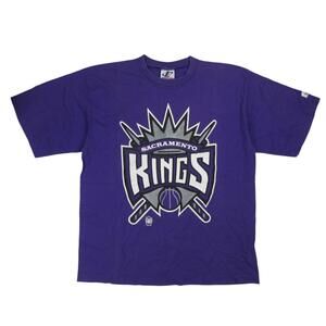 Sacramento Kings T Shirt Single Stitch Size Xl